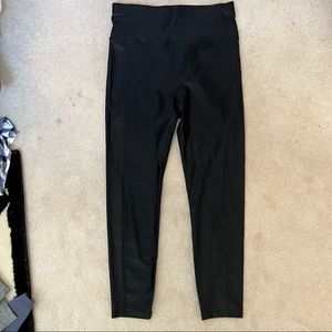 Sweaty Betty shine leggings 7/8 length size medium black